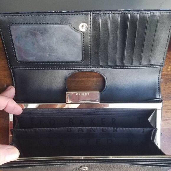 Ted Baker Urban Large Bobbie Wallet Blue Keemia Matinee Bag - Picture 7 of 9